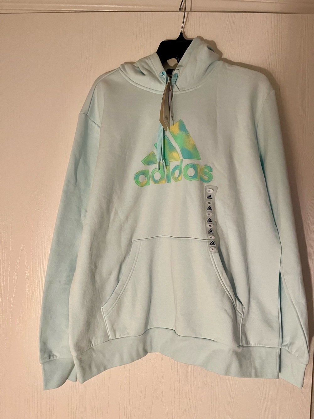 Adidas Light Blue Hoodie